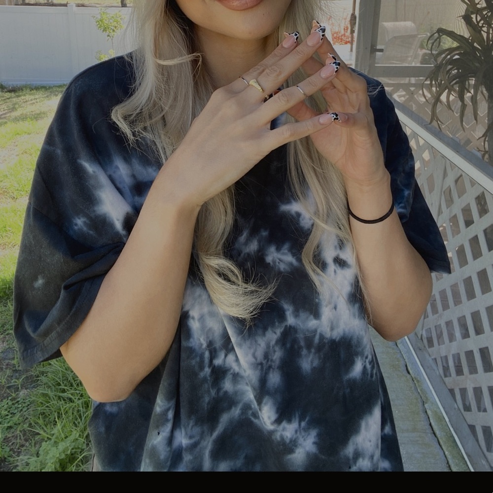 TIE DYE OVERSIZED TEE